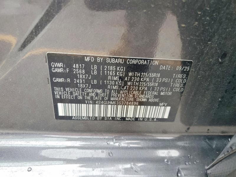 2025 SUBARU CROSSTREK LIMITED LIMITED 13
