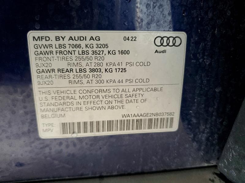 2022 AUDI E-TRON PREMIUM 13