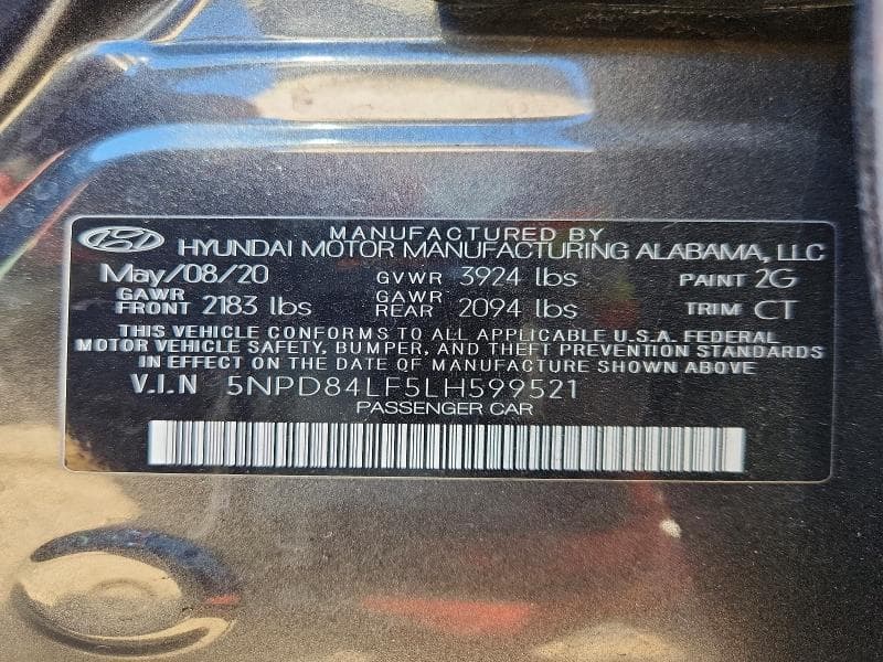 2020 HYUNDAI ELANTRA VALUE EDITION 13