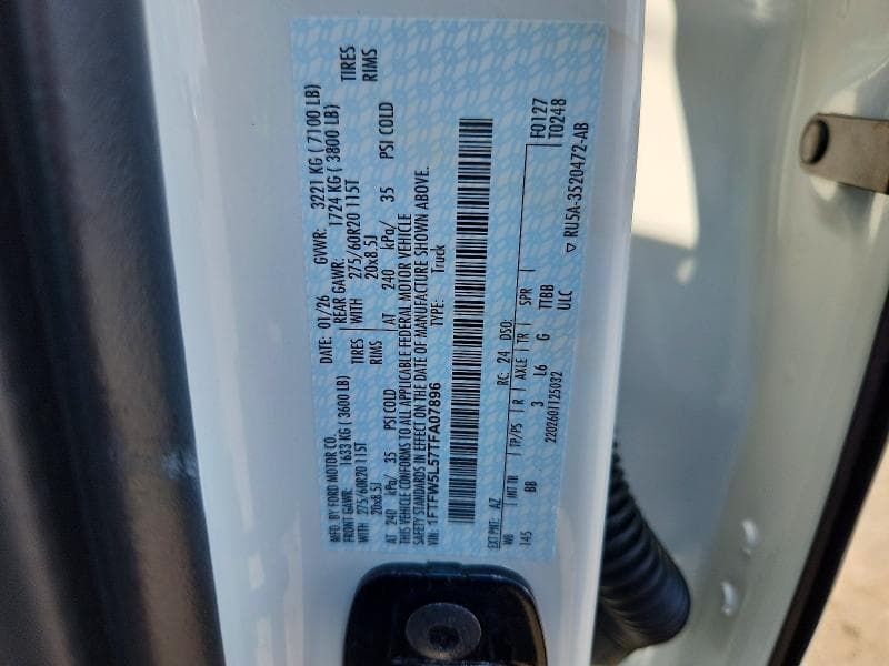 2026 FORD F150 LARIAT 13