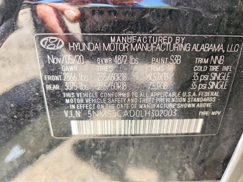 2020 HYUNDAI SANTA FE LIMITED 13
