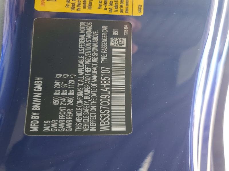 2020 BMW M4 CS 12