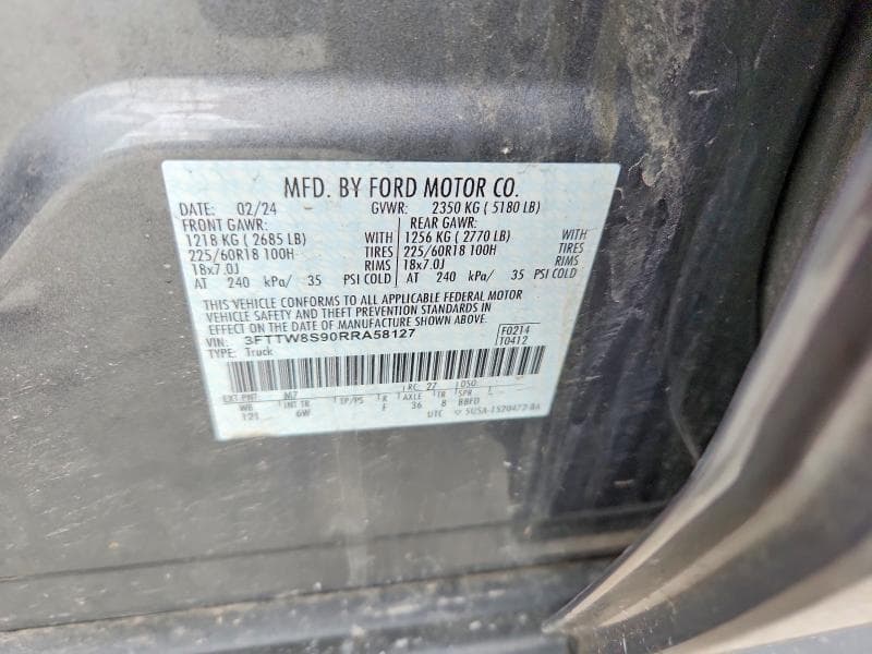 2024 FORD MAVERICK LARIAT 12
