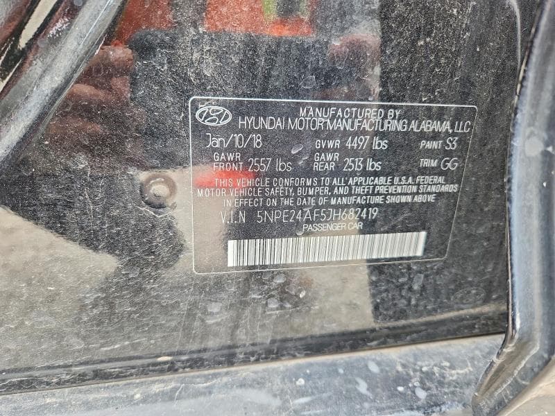 2018 HYUNDAI SONATA SE SE 13