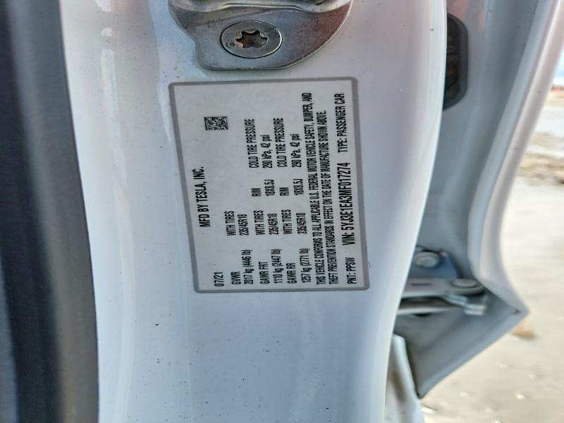 2021 TESLA MODEL 3 12