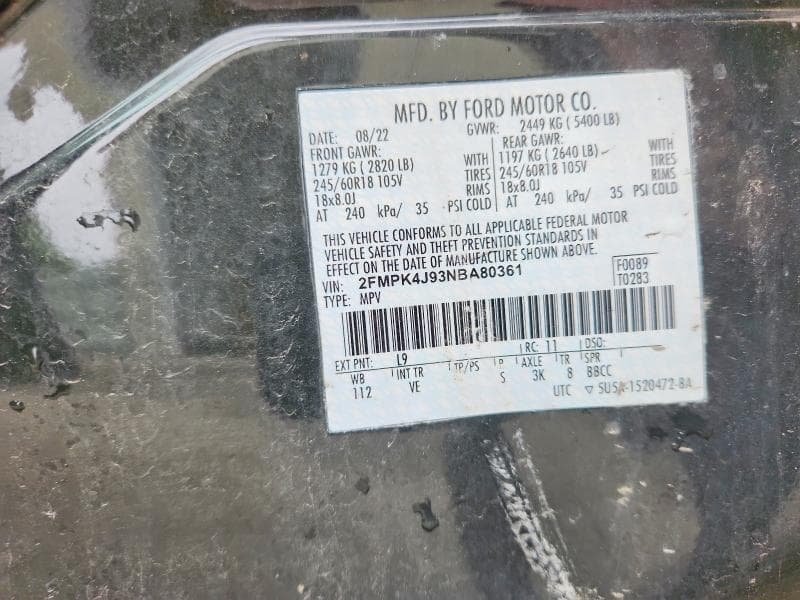 2022 FORD EDGE SEL SEL 14