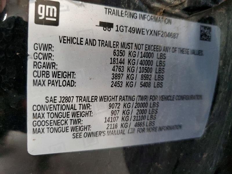 2022 GMC SIERRA K3500 DENALI 13