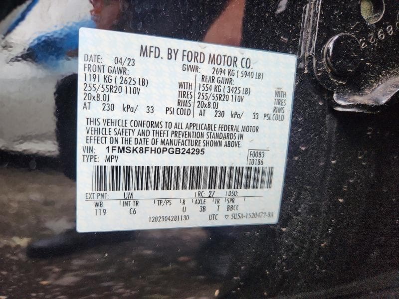2023 FORD EXPLORER LIMITED 13