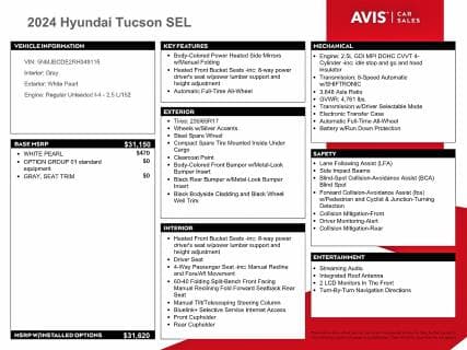 2024 HYUNDAI TUCSON SEL 13