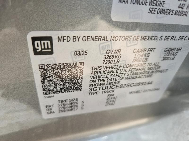 2025 GMC SIERRA K1500 ELEVATION K1500 ELEVATION 12