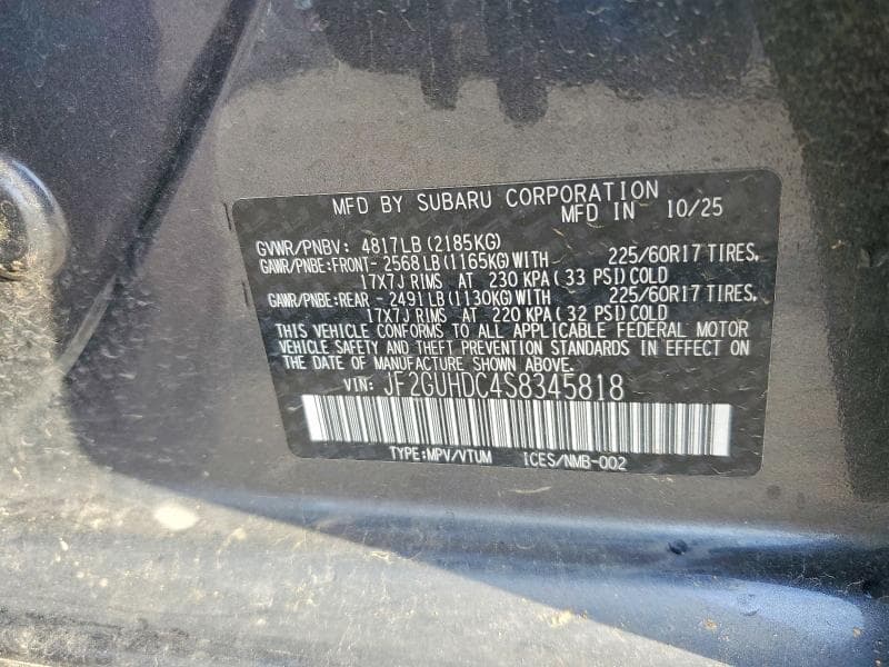 2025 SUBARU CROSSTREK PREMIUM 13
