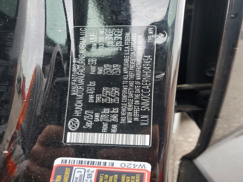 2022 HYUNDAI TUCSON SEL SEL 13
