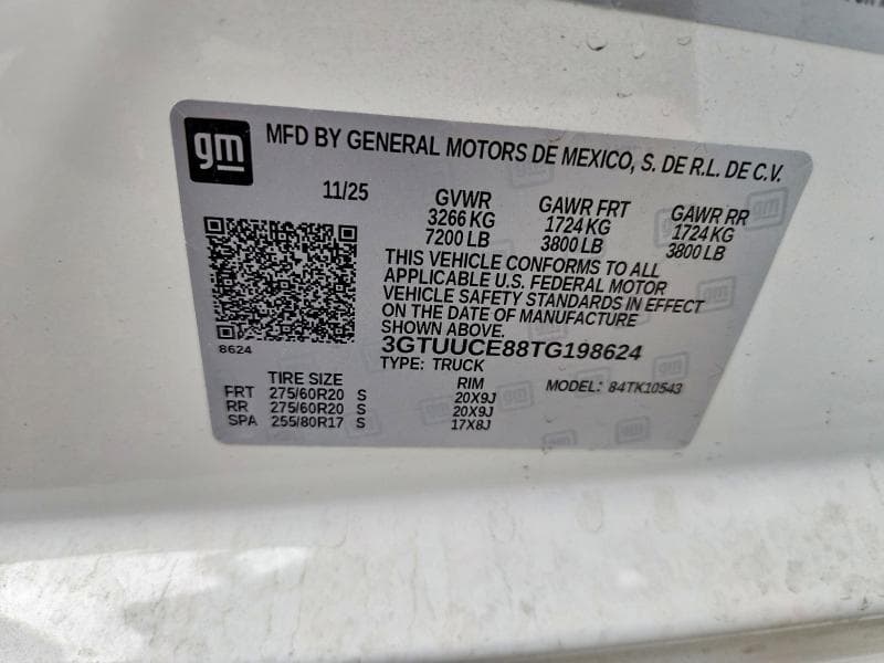 2026 GMC SIERRA K1500 ELEVATION 12