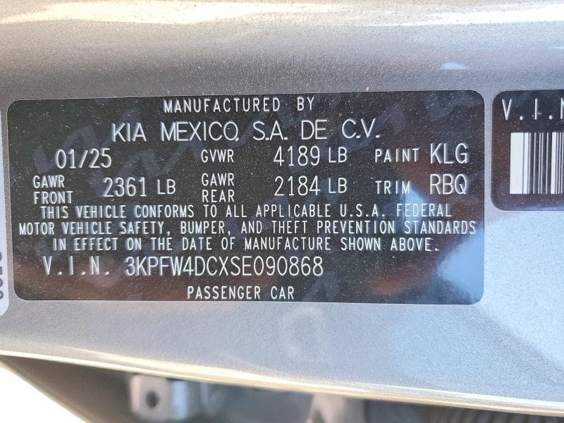 2025 KIA K4 GT-LINE TURBO 13