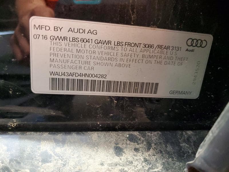 2017 AUDI A8 L QUATTRO 12