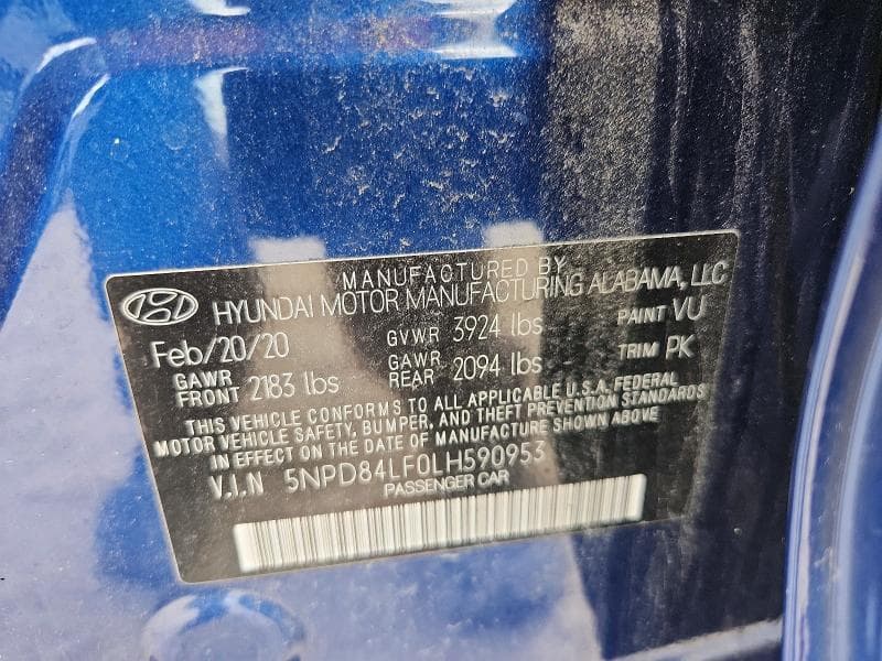 2020 HYUNDAI ELANTRA VALUE EDITION 12