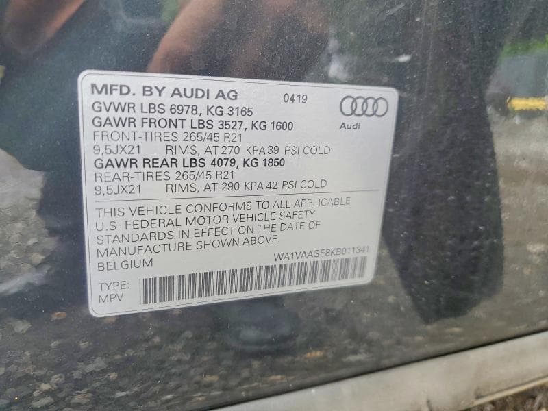 2019 AUDI E-TRON PRESTIGE 13