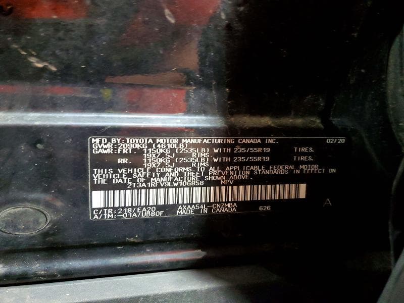 2020 TOYOTA RAV4 XLE PREMIUM 13