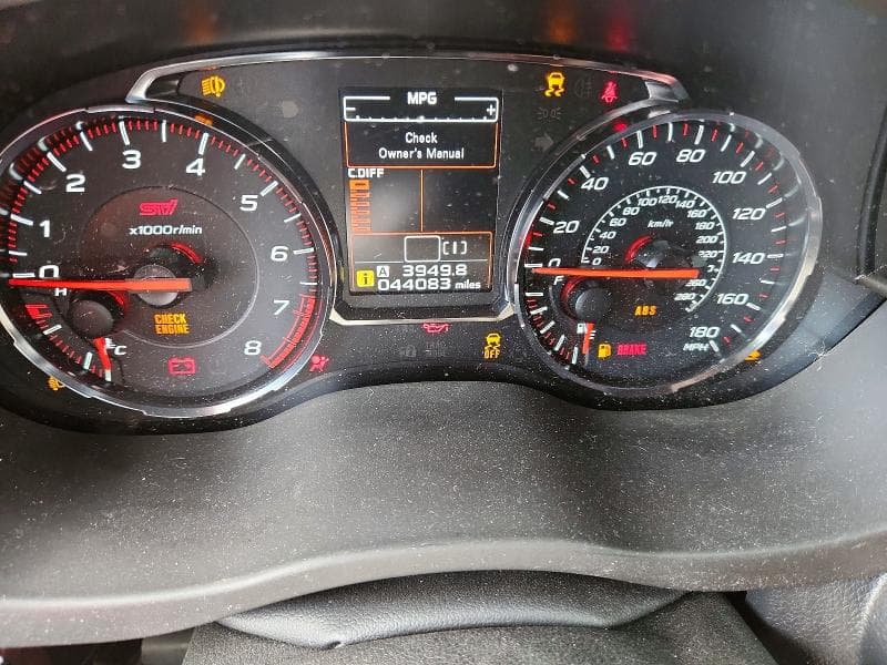 2020 SUBARU WRX STI STI 9