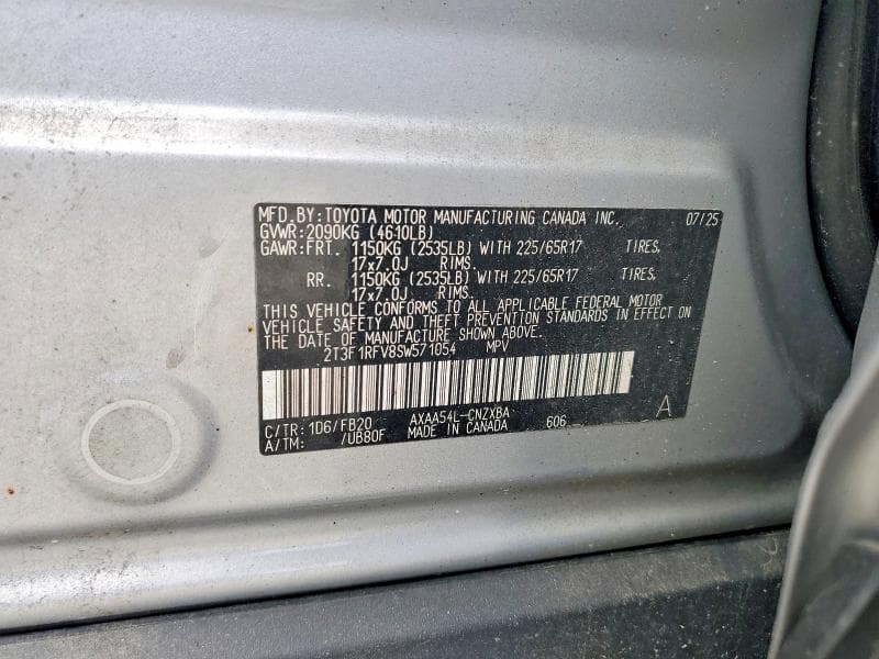 2025 TOYOTA RAV4 LE 13