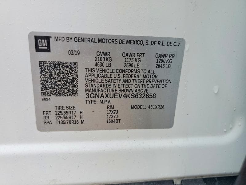 2019 CHEVROLET EQUINOX LT 13