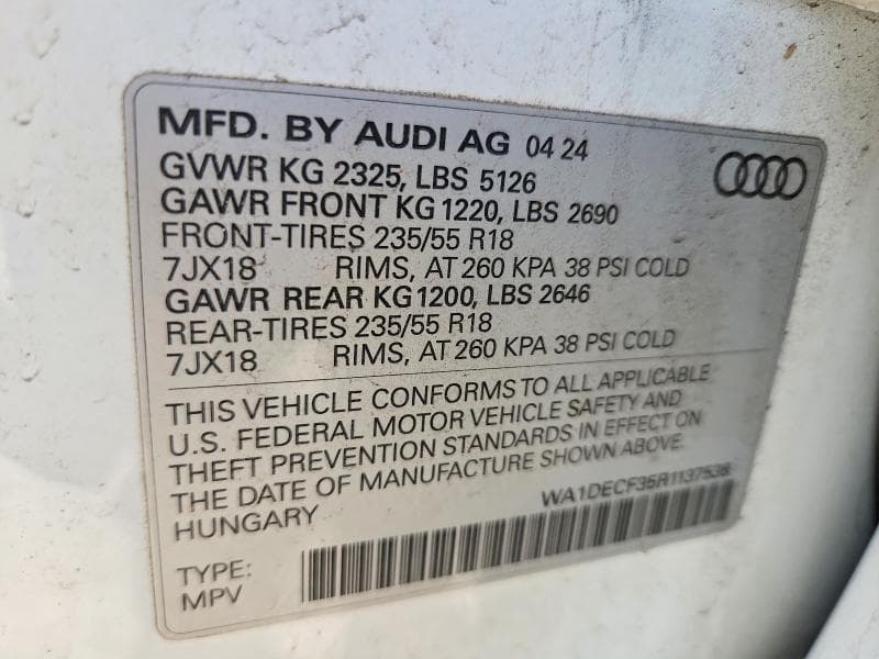 2024 AUDI Q3 PREMIUM S LINE 45 13