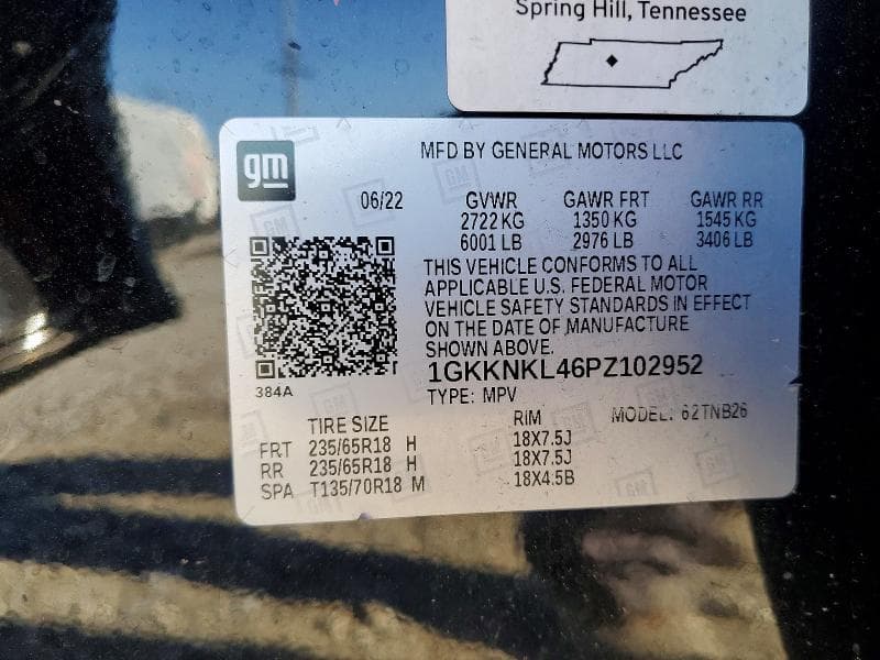 2023 GMC ACADIA SLE 13