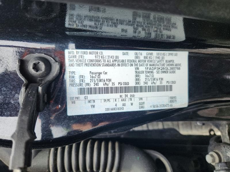 2016 FORD FOCUS SE 13