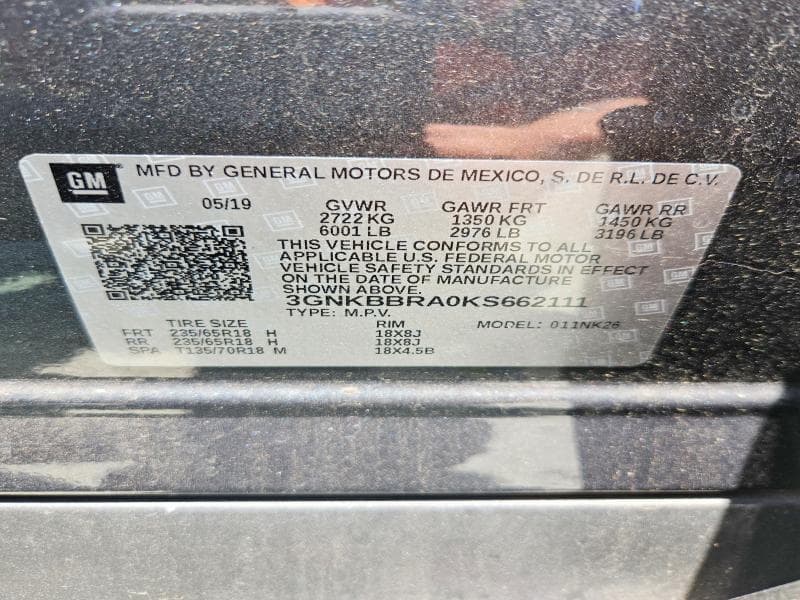 2019 CHEVROLET BLAZER 1LT 12