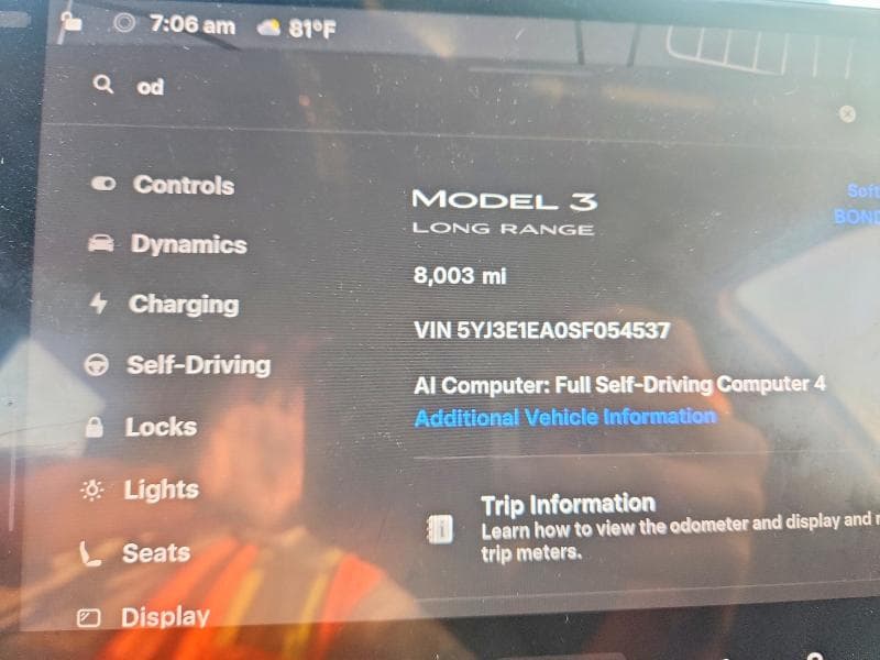 2025 TESLA MODEL 3 9