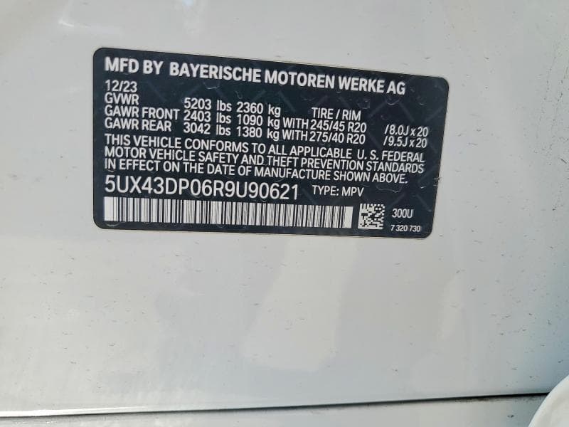 2024 BMW X3 SDRIVE30I 14