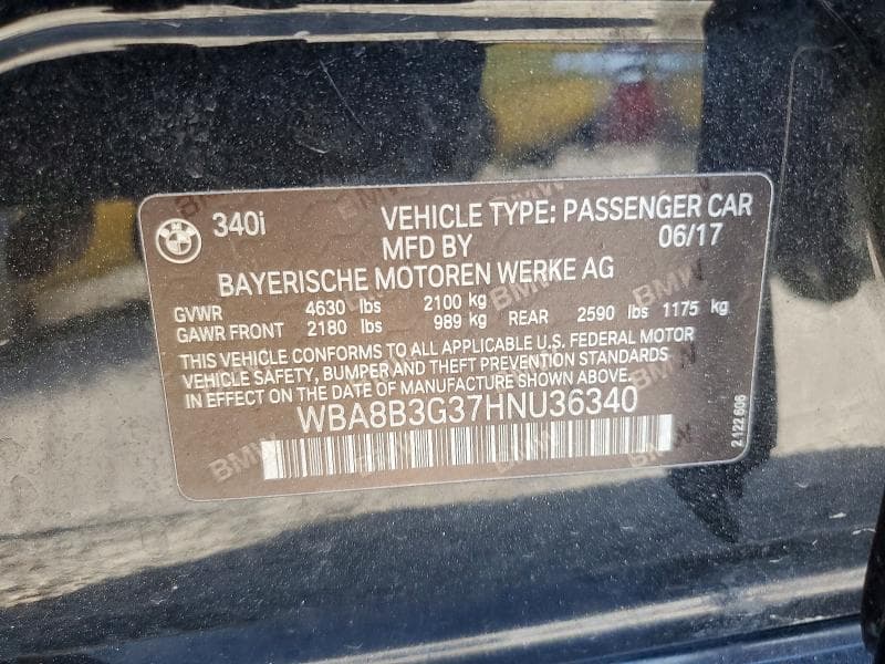 2017 BMW 340 I 12