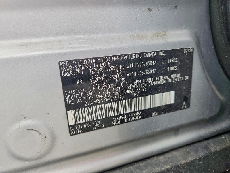 2024 TOYOTA RAV4 LE 13