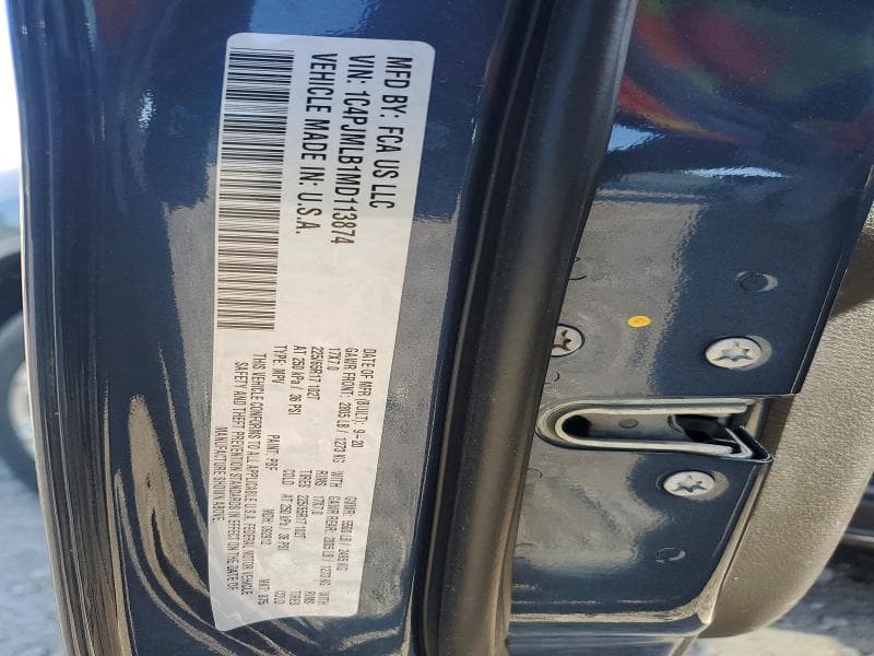 2021 JEEP CHEROKEE LATITUDE PLUS 13