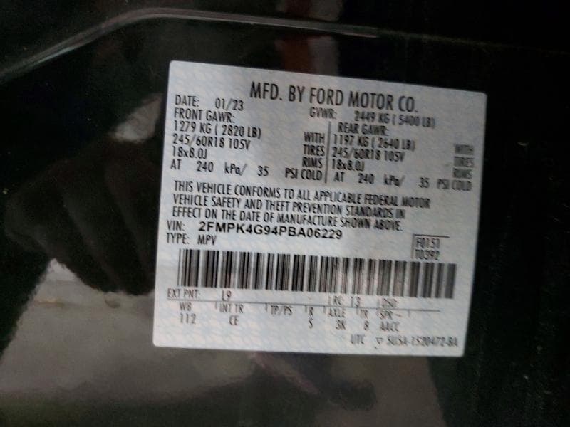 2023 FORD EDGE SE 14