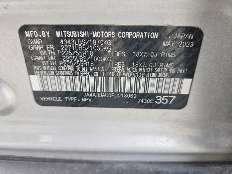 2023 MITSUBISHI OUTLANDER SPORT S S 14
