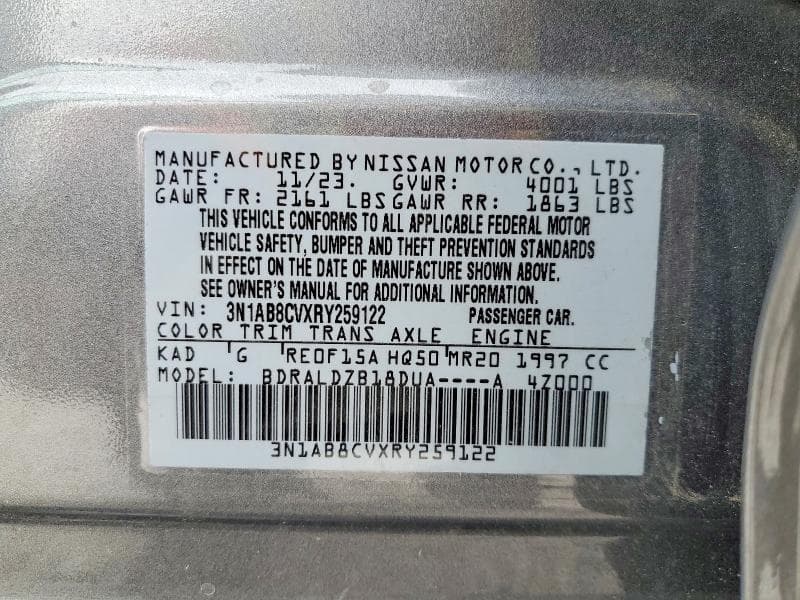 2024 NISSAN SENTRA SV 13