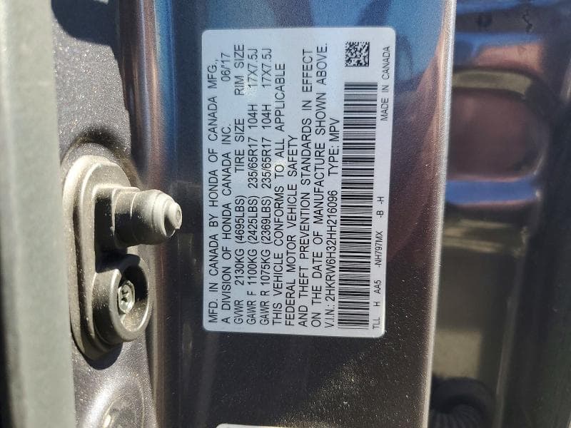 2017 HONDA CR-V LX LX 13