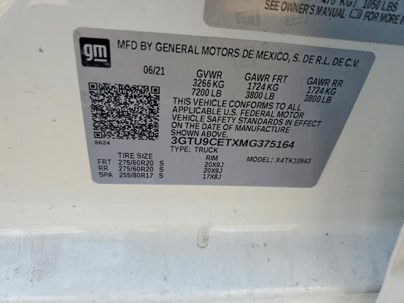 2021 GMC SIERRA K1500 ELEVATION K1500 ELEVATION 14