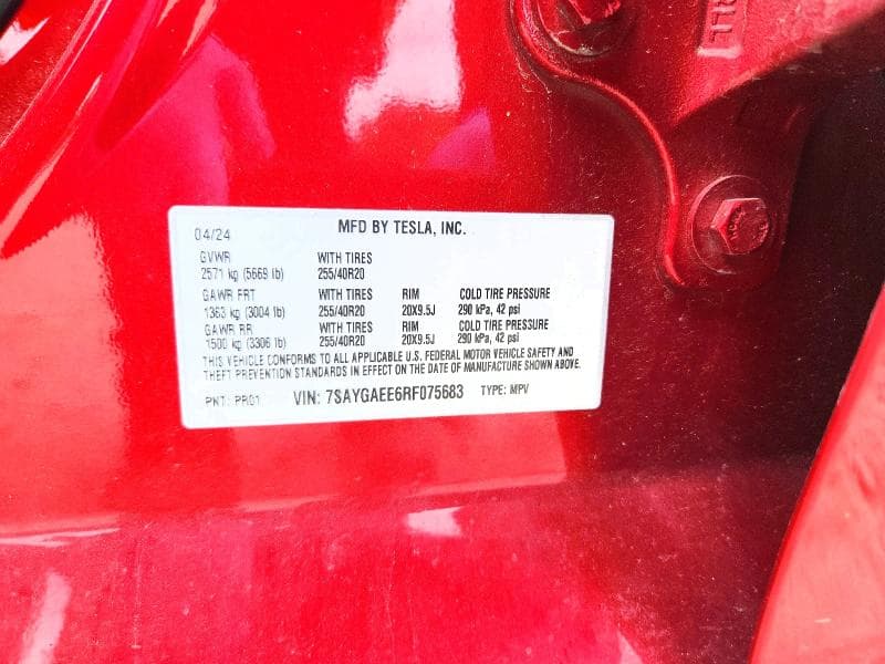 2024 TESLA MODEL Y 13