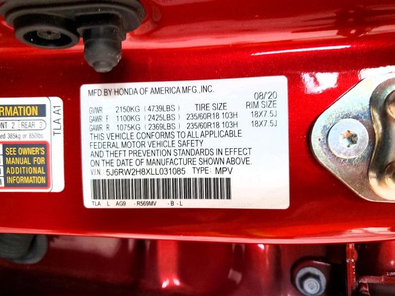 2020 HONDA CR-V EXL EXL 14