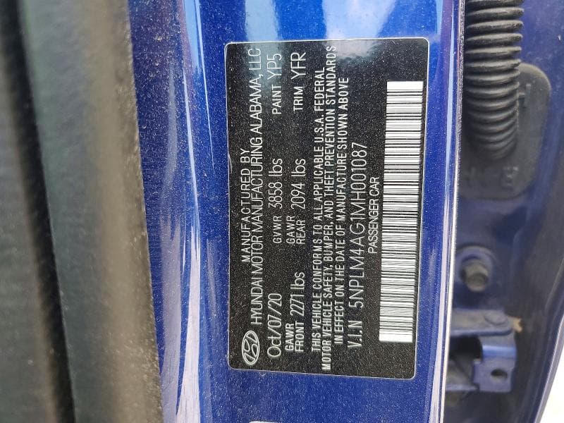 2021 HYUNDAI ELANTRA SEL 12