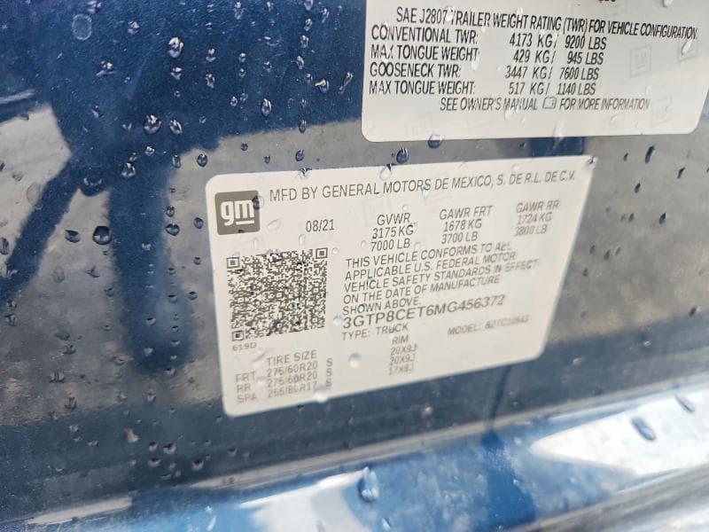 2021 GMC SIERRA C1500 ELEVATION 12