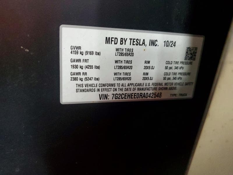 2024 TESLA CYBERTRUCK 13