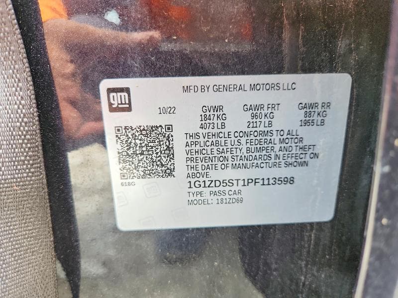 2023 CHEVROLET MALIBU LT 12
