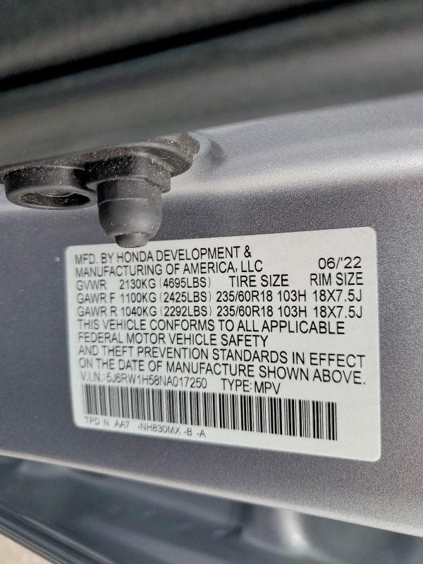 2022 HONDA CR-V EX 13