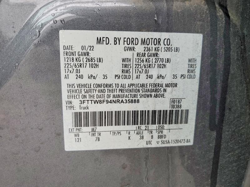 2022 FORD MAVERICK XL 13