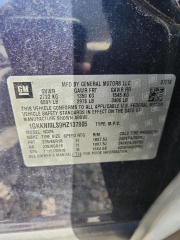 2017 GMC ACADIA SLT-1 SLT-1 14
