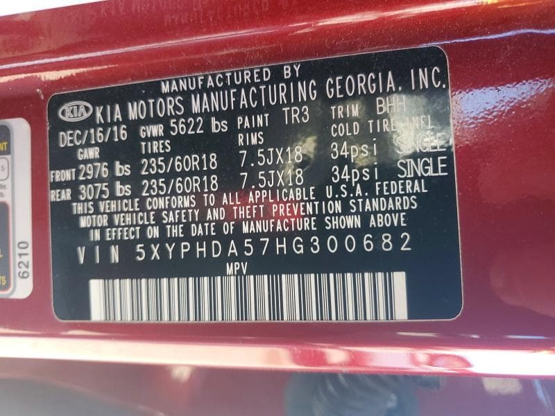 2017 KIA SORENTO EX EX 13