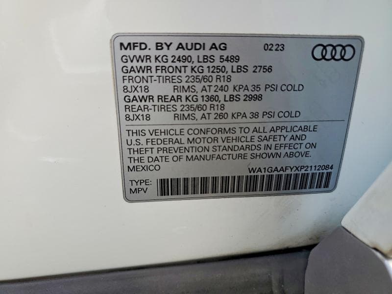 2023 AUDI Q5 PREMIUM 45 13